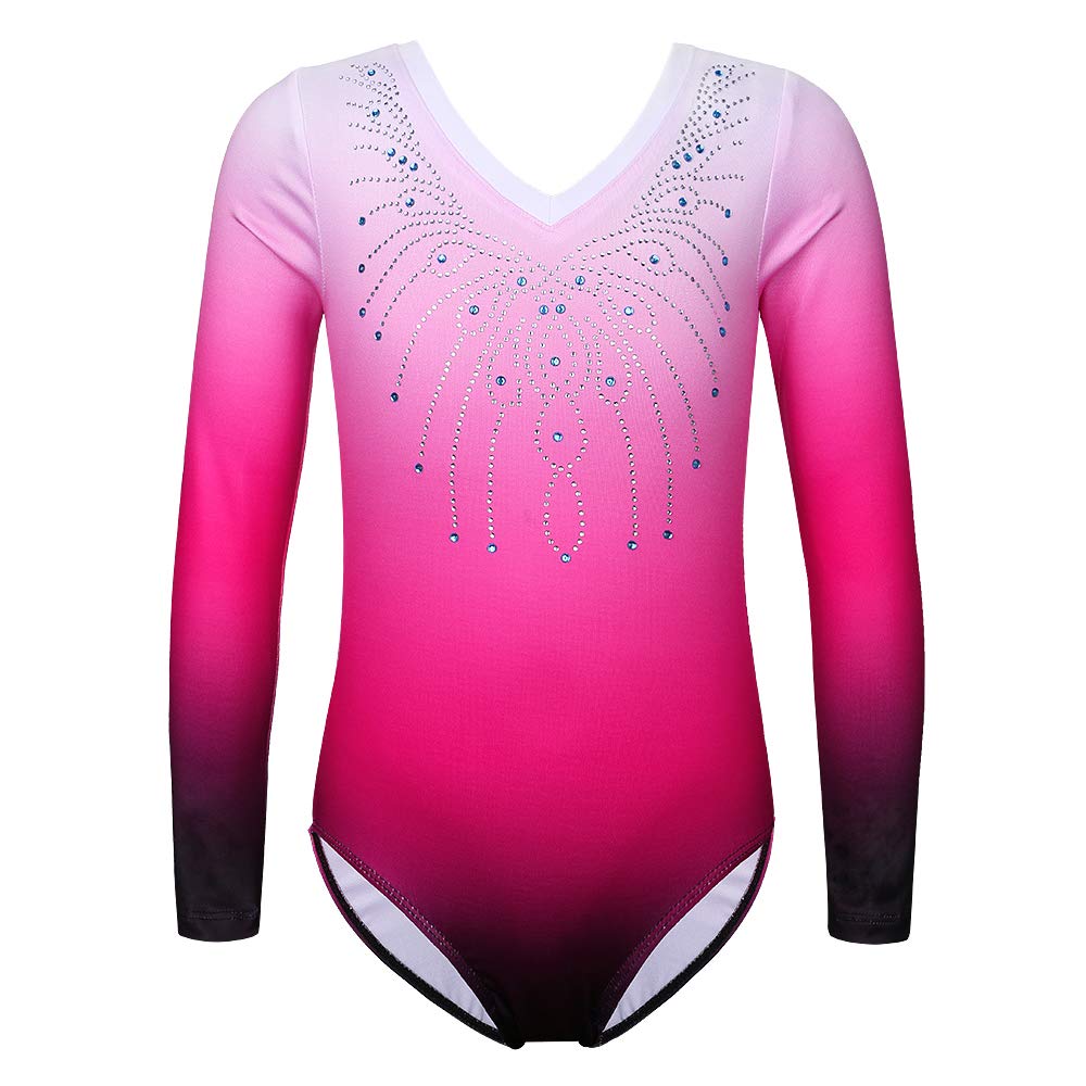 ZNYUNE Niña Maillot de Gimnasia sin Mangas — view 12