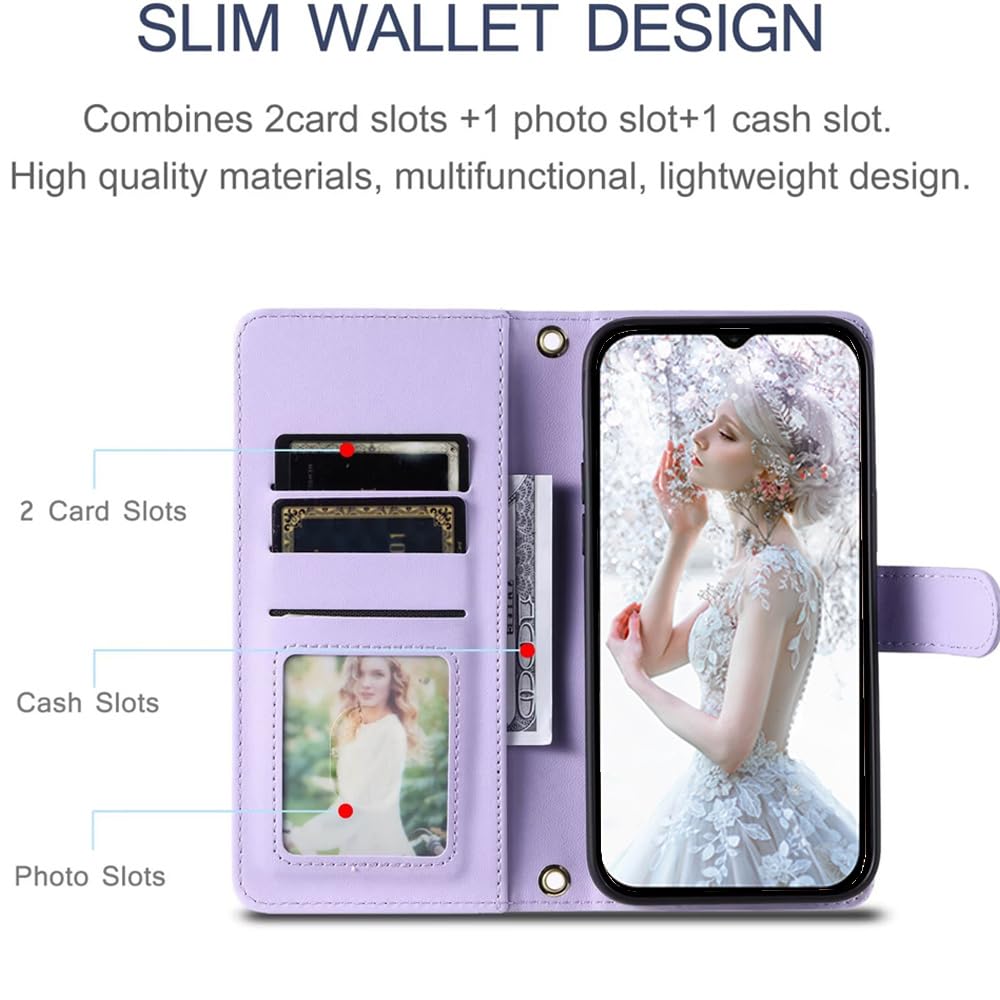 ChoosEU Coque Pour Oppo A53 / A53S / A33 / A32 2020 Cuir Avec Silicone Souple Etui Portefeuille Antichoc