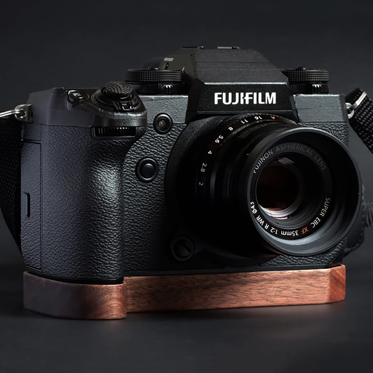 Amazon | Fujifilm X-H1 XH1 専用カメラベース カメラベース 檀木材