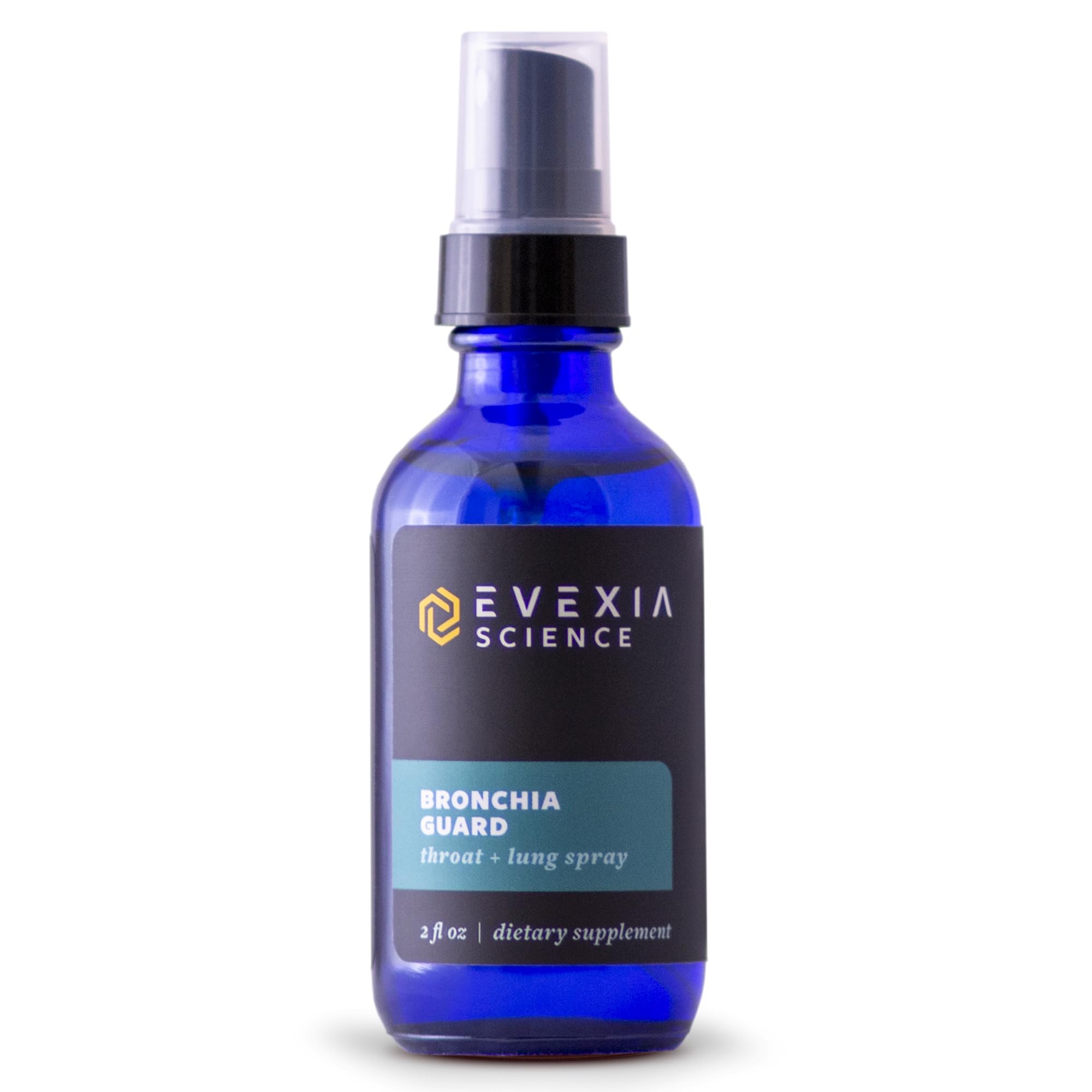 Bronchia Guard - Natural Throat & Respiratory Support Spray with Essential Oils, Fast-Acting Soothing Spray with Menthol, Peppermint & Eucalyptus, Sugar-Free, Alcohol-Free, 2 Fl Oz