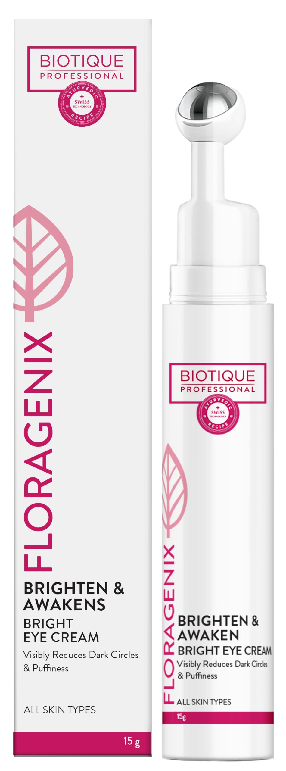 Biotique Professional Floragenix Brighten & Awakens Bright Eye Cream 15g
