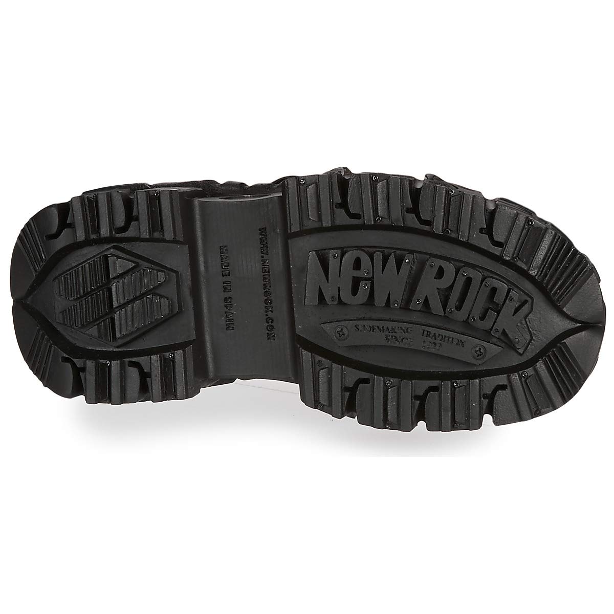 New Rock Botines Piel Militar Original Plataforma M.TANK106-C2 (Numeric_40)