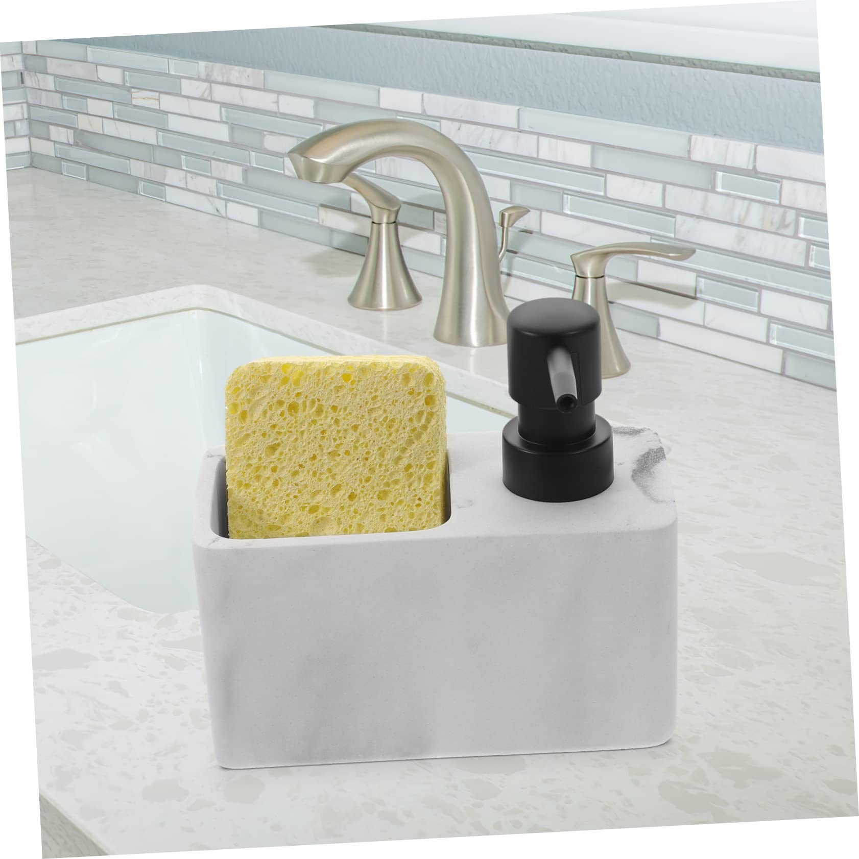GLEAVI Flaconi Per Lozione Con Erogatore Pompa Dispensatore Per Sapone Liquido Spugna Realizzato in Materiali Sicuri e Durevoli