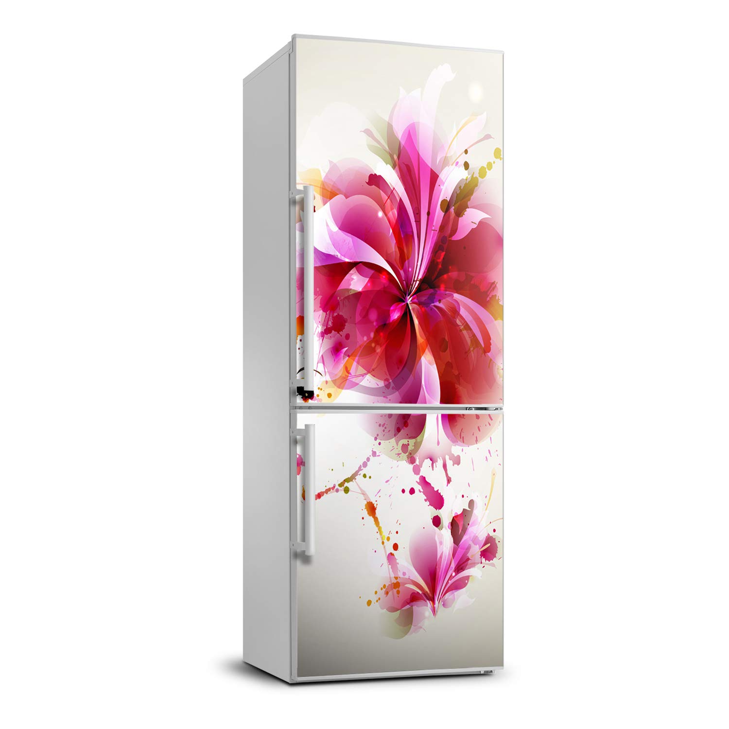 Autocollant frigo 70x190cm Tulup sticker femme abstraction