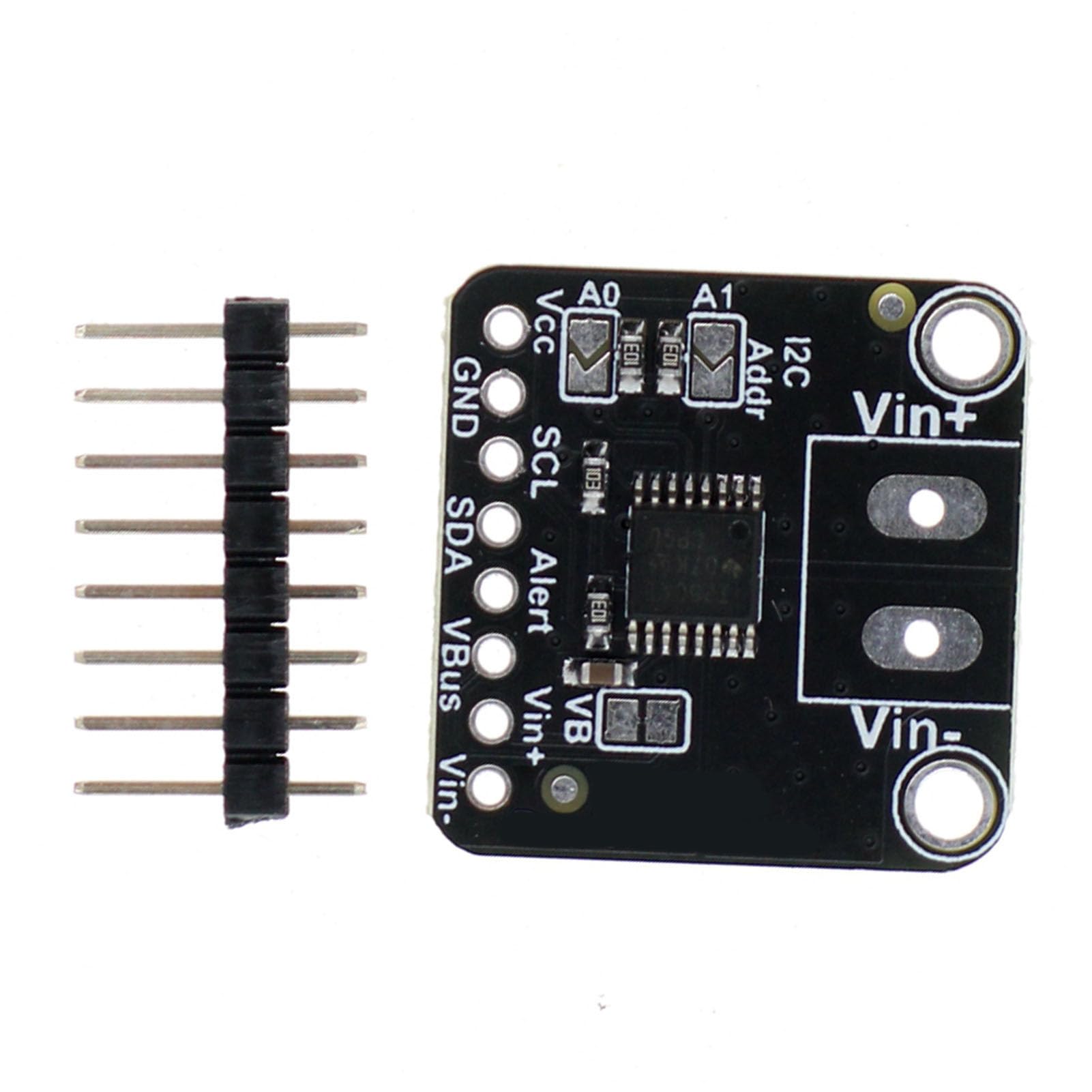 INA260 Voltage Current Module, DC 36V 15A Power Sensor Module I2C High or Low Side Voltage Current Monitoring Sensor Detection Board