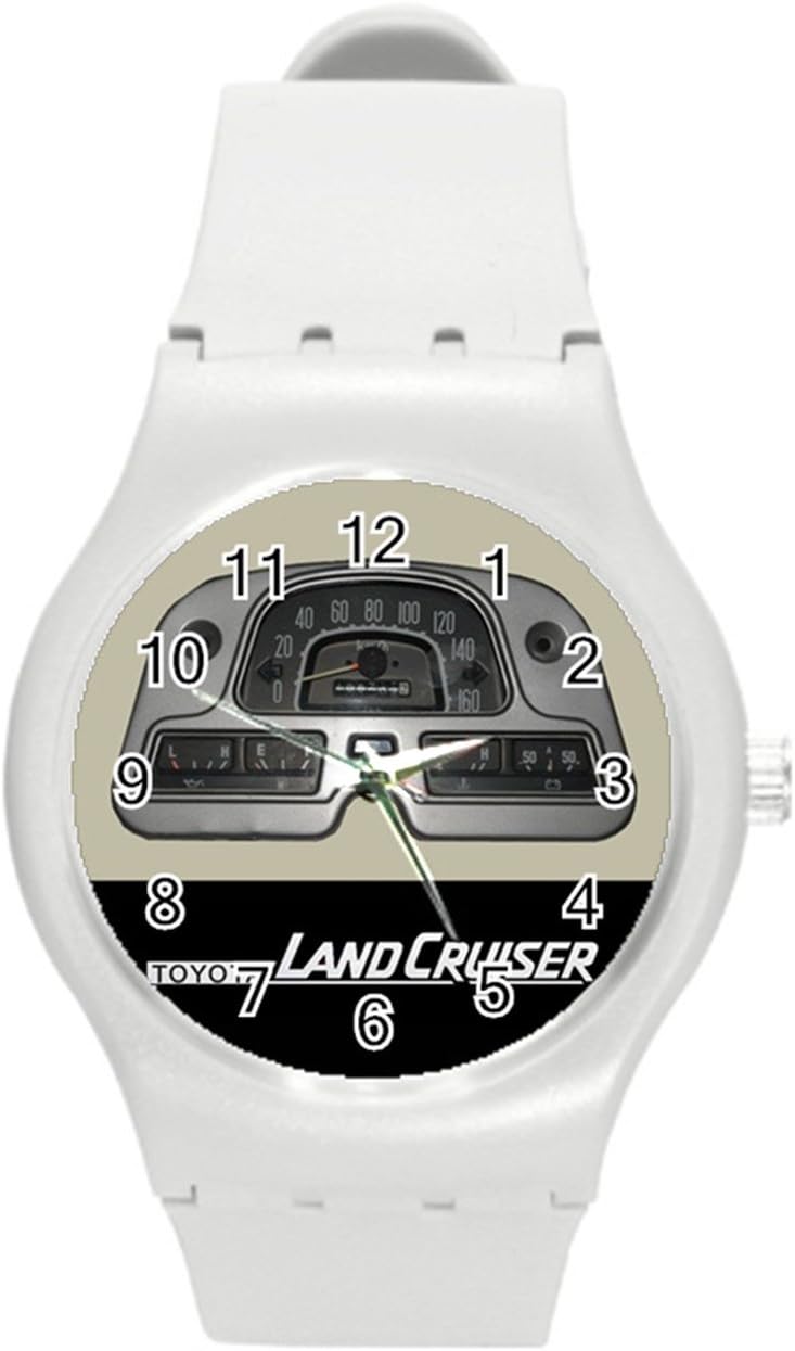 Mens Toyota Land Cruiser Round Plastic Sport Watch
