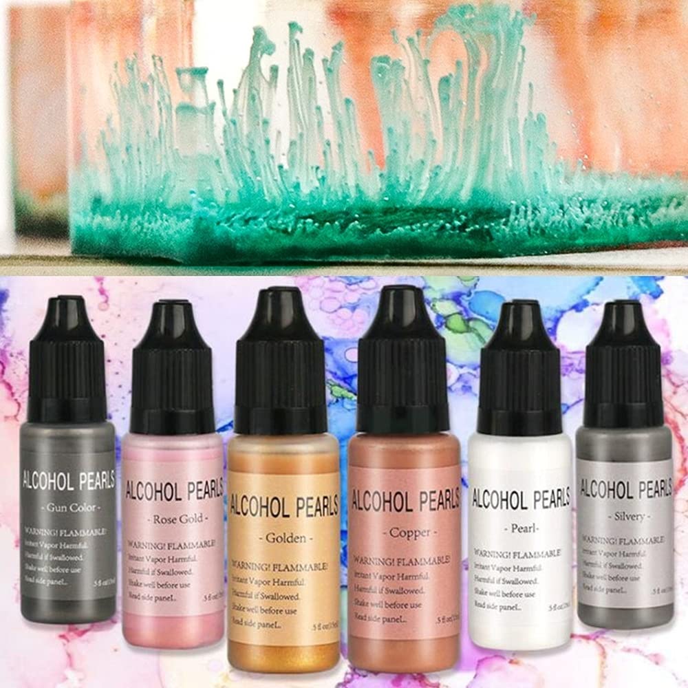 Tinte líquido colorante de resina epoxi difusión de pigmento de alcohol de 30 colores