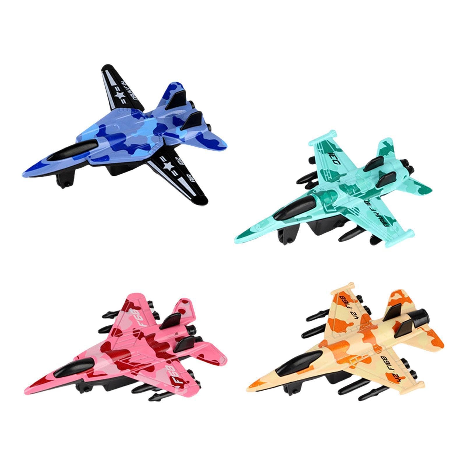 KIOALXZ Plane Models Aircraft Inertia Glide Alloy Jet Detailed Mini Aircraft Toy Alloy Children Toy Airplane Fighter Jet Mini Airplane Model Metal Models Boys