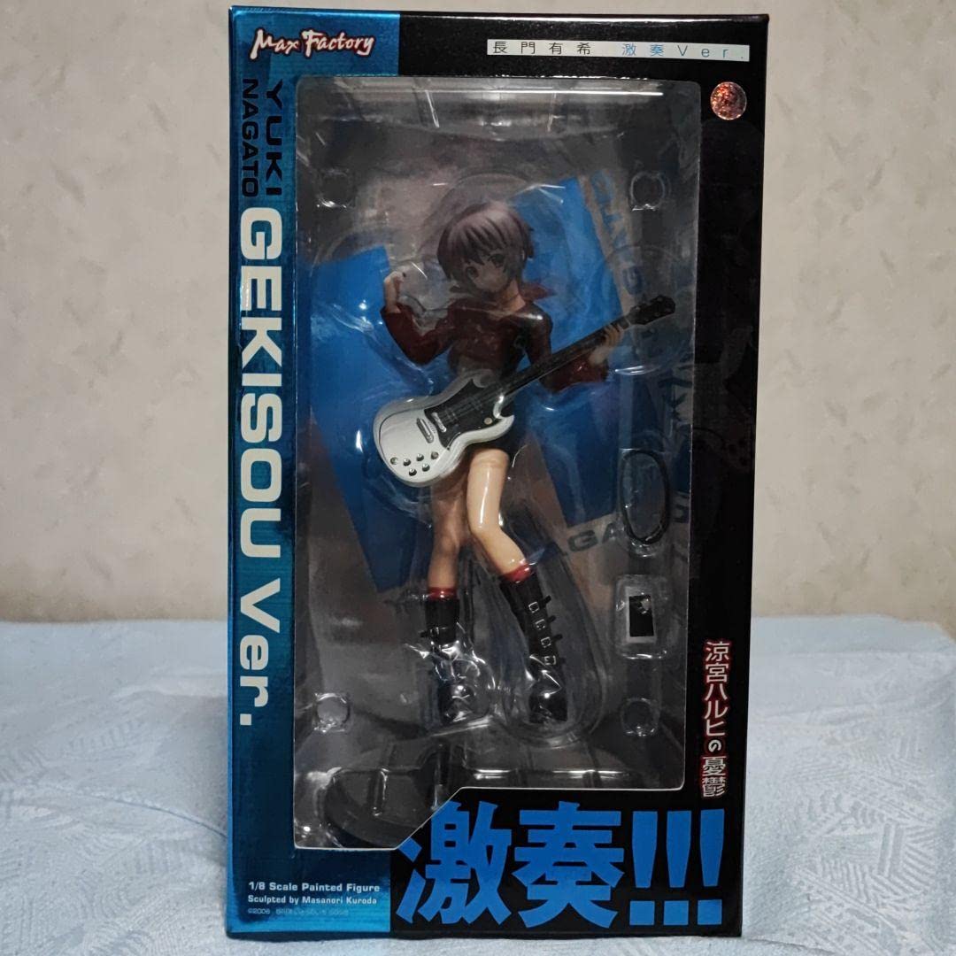 nagato yuki figure Amazon.co.jp: Haruhi Suzumiya's Melancholy Yuki Nagato, Gekioh Ver. 18,  Finished Figure : Hobbies