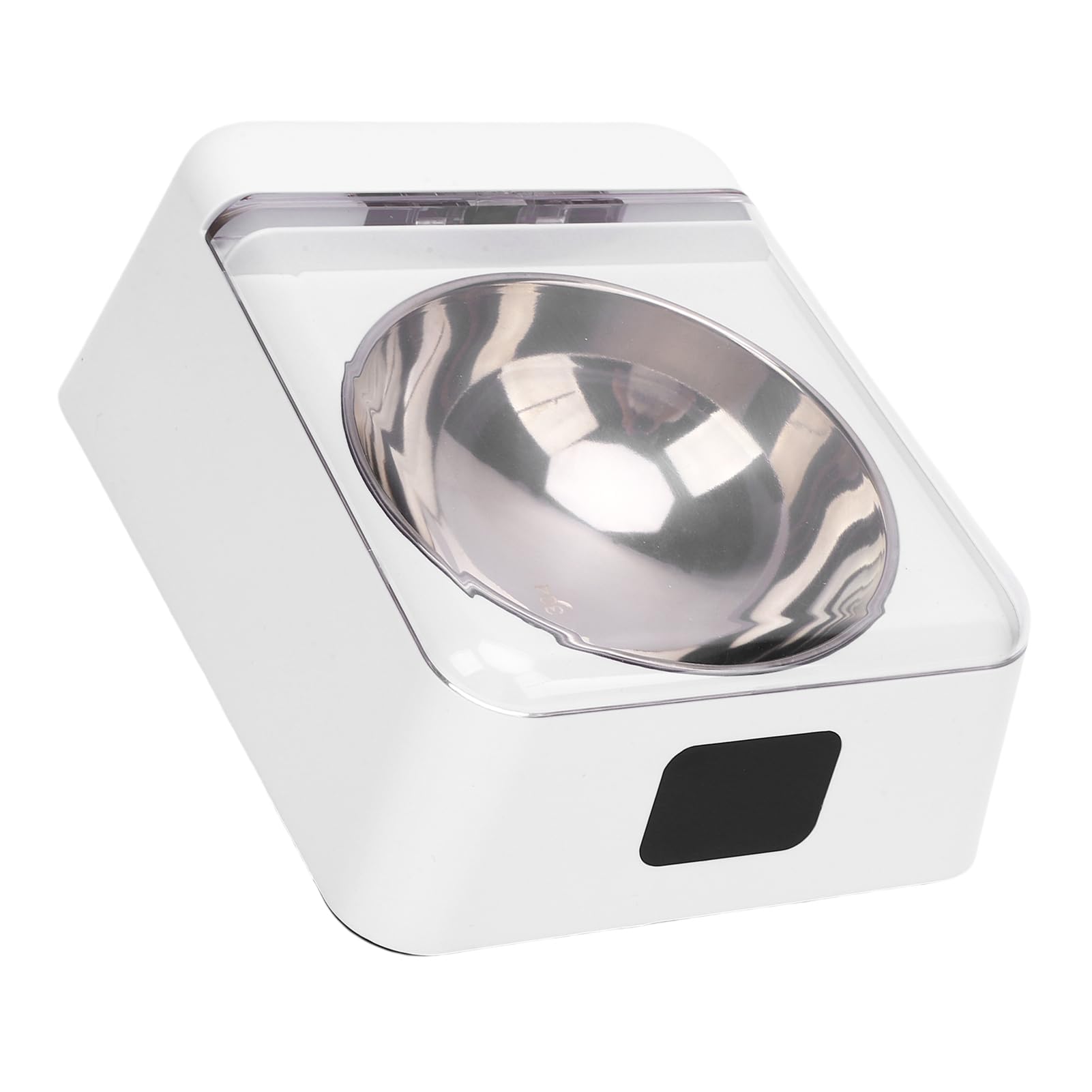 Sxhlseller Comedero automático para mascotas, comedero inteligente para perros y gatos con tapa de apertura de sensor infrarrojo para uso doméstico, carga USB y gran capacidad