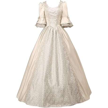 Regency Dresses Victorian Dress Temperament Palace Evening Dress 18th Maiden Horn Sleeve Costume