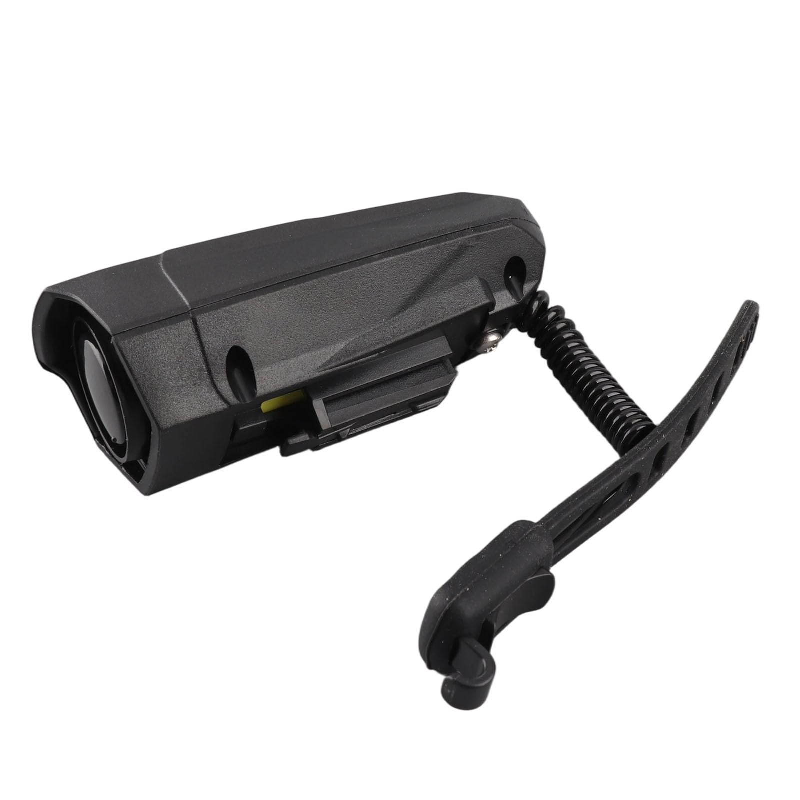 Bike Horn Loud Volume 110 Decibels 5 Modes Sound Bicycle Electric Bell for Riding Safety ABS Black Road Bike Horn for Mountain Road Bicycle IPX-4 Waterproof