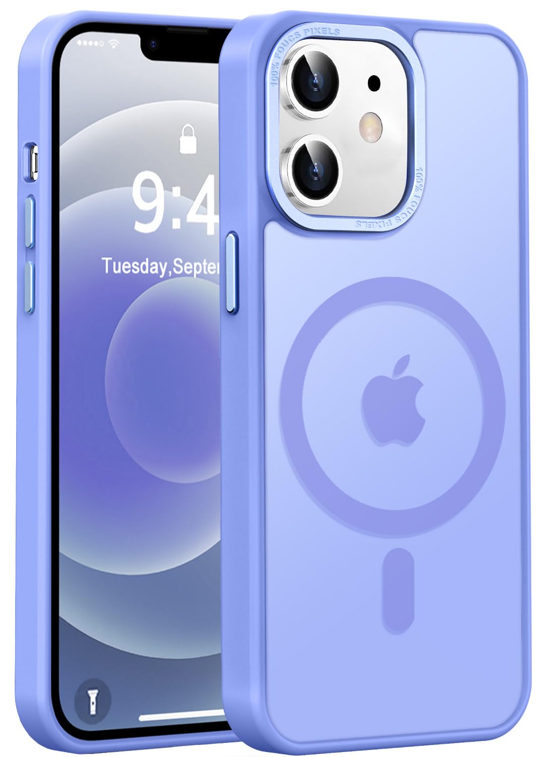 Newfuture Strong Magnetic Compatible with iPhone 17 Pro Case [13 FT Military Drop Protection] [Compatible with Magsafe] Slim Translucent Matte Shockproof with Anti-Fingerprint Phone Case, Tender Pink — view 239