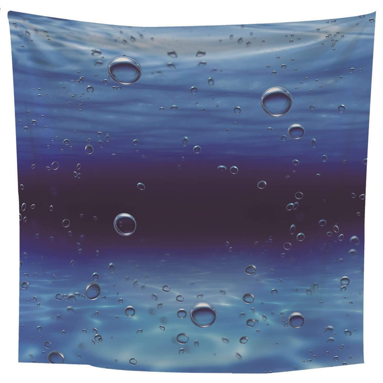 Tapisserie murale mode bulle bleue en toile imprimée pour décoration salon