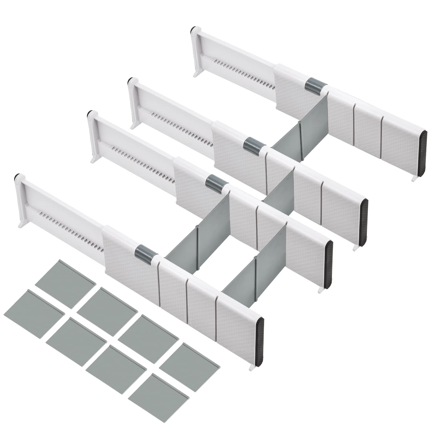 JONYJ Drawer Dividers Organizer 4 Pack