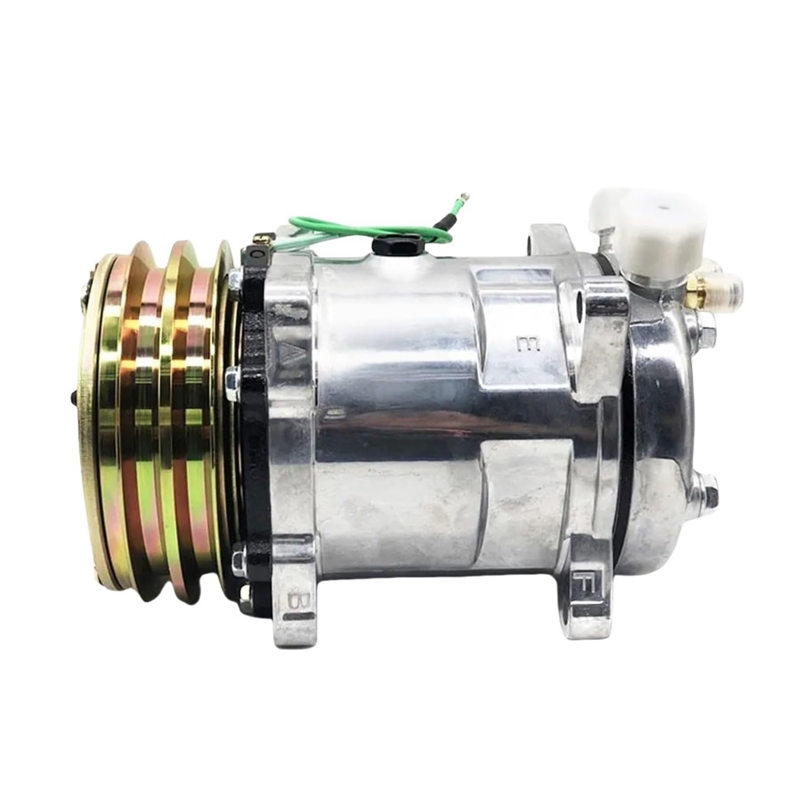 Amazon.co.jp: ACコンプレッサー SANDEN SD5H14 508 12V/24V 2GA 132mm
