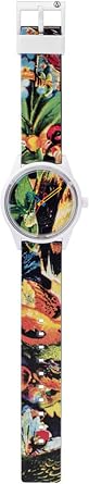 Q&Q SmileSolar The Spice Designs Limited Collection Floral Pattern RP00J026Y Powered by Solar