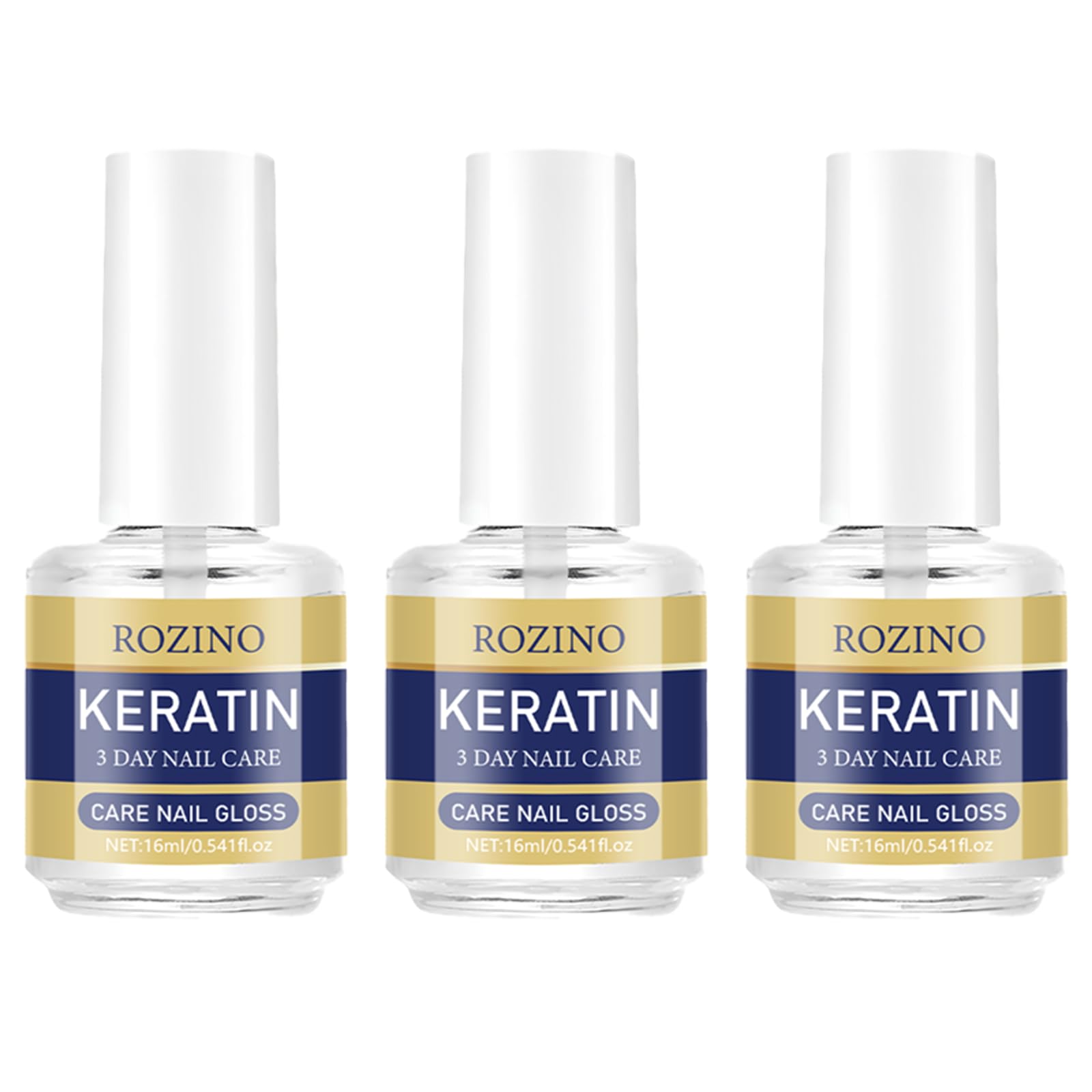 3 PCS Keratin Nail Care Oil, Plant-Based Nail Strengthening Oil for Dry