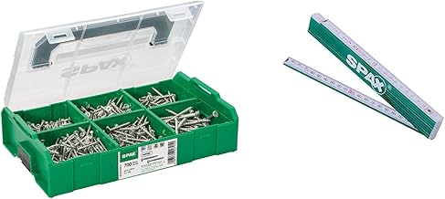 Spax 5000009162019 L-BOXX Mini Petite mallette de montage avec tête fraisée et 6 dimensions 703 embouts Spax T20 et Spax