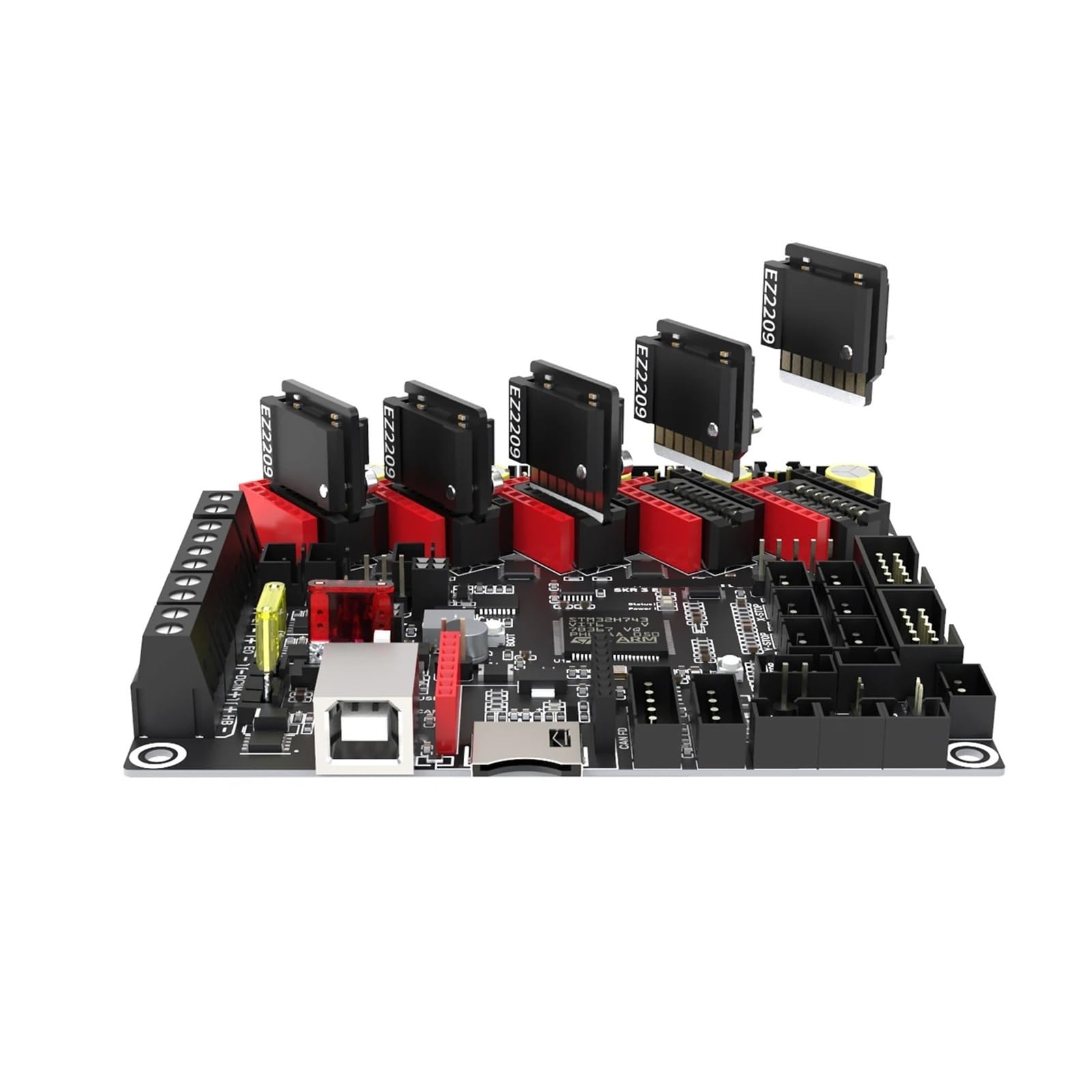 Scheda madre SKR 3 EZ 32 bit compatibile for Ender 3/5 | Controller a 32 bit, supporto driver EZ, compatibile con Raspberry Pi, design pronto for l'espansione(With SFS)