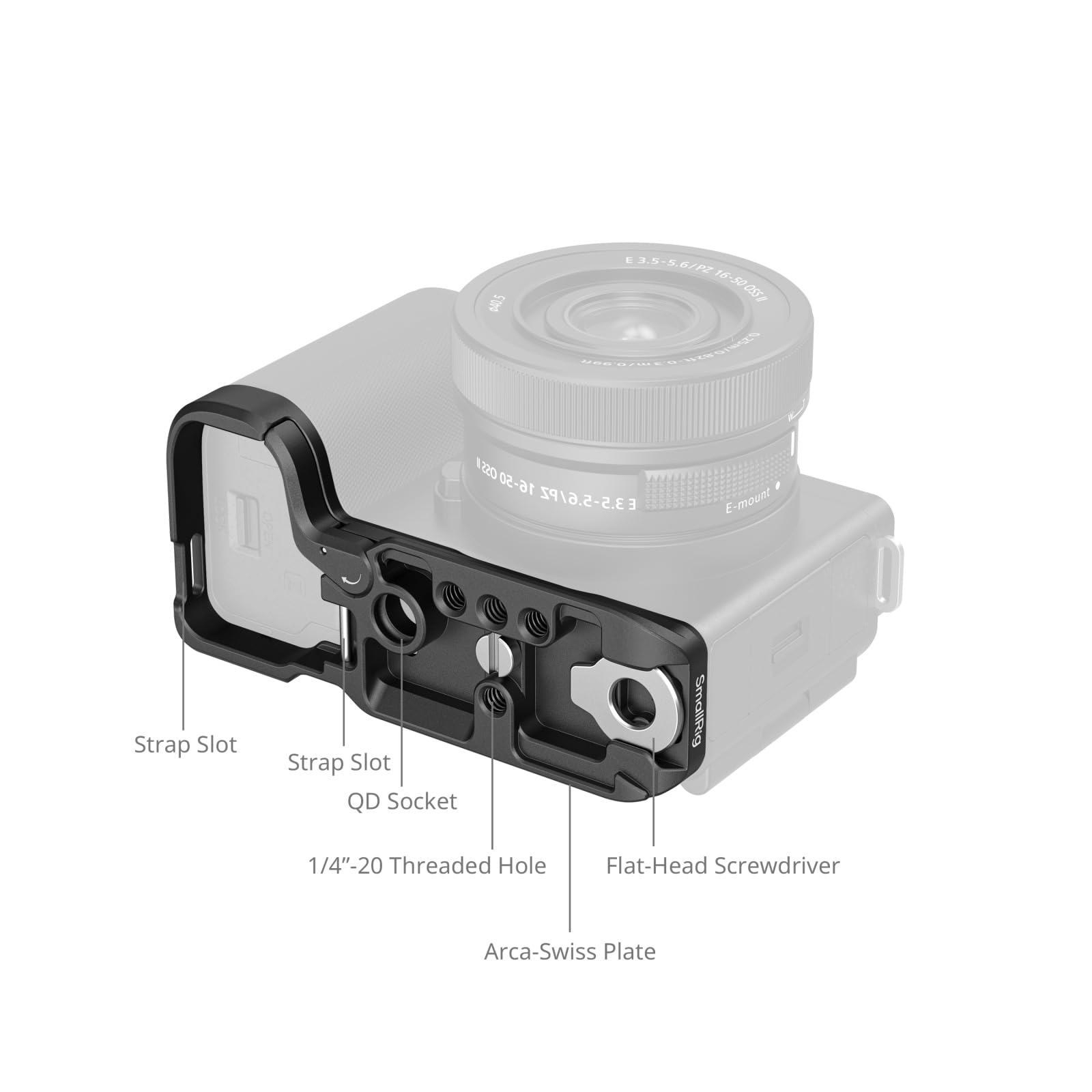 Amazon | SmallRig Sony対応 ZV-E10 II専用 底部取り付けプレート 