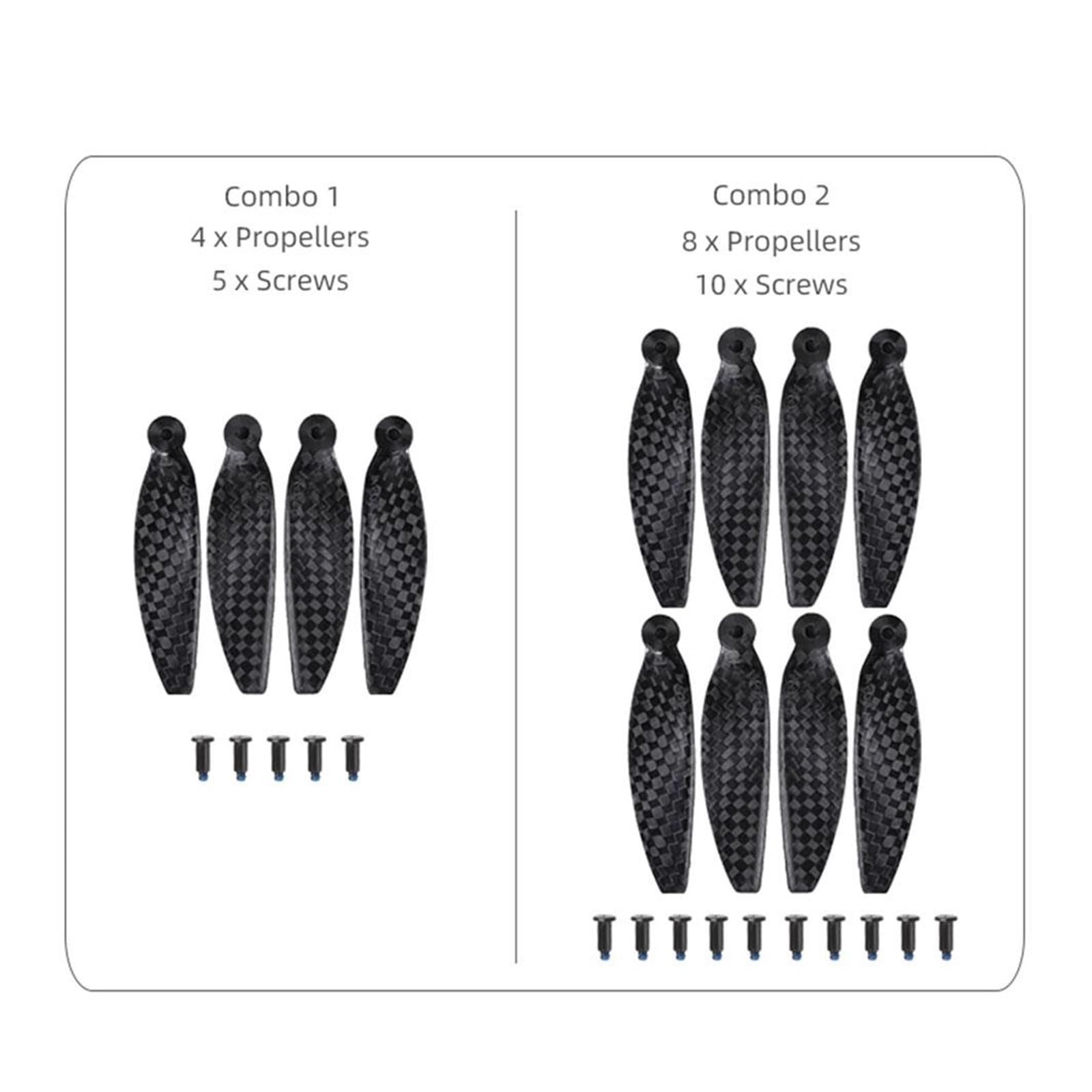 Compatibile con, DJI, Mini 2 SE Eliche Carbonio 4726F