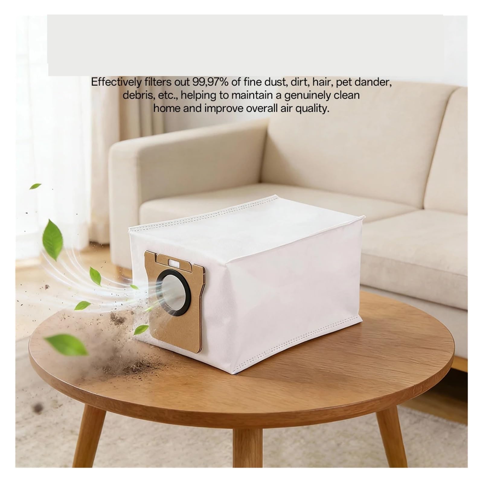 Bolsas De Polvo De Aspiradora,Compatible con Dreame L10s L20 Ultra S10PRO