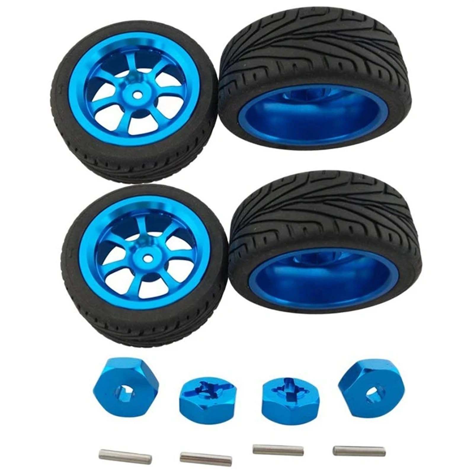 Compatibile Con Wltoys Per A959-B A979-B A959 A969 A949 A979 K929 Parti Di Automobili 1/18 RC Pneumatici Per Ruote Con Dado Esagonale RC Car Ruota