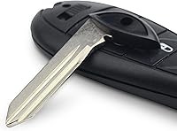 Vista 4 de Repuesto para carcasa de llavero remoto de entrada sin llave compatible con Dodge Challenger 2008-2012 Dodge Charger 2008-2010 Chrysler 300