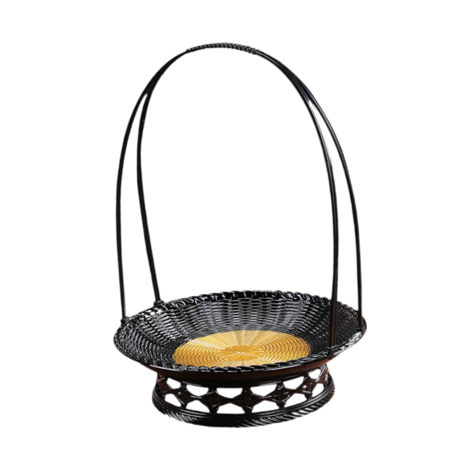 Sashimi Tray Snack Japanese Sushi Plate for Dining Room Tea House Restaurant Black 25.5cmx35cm-image-31