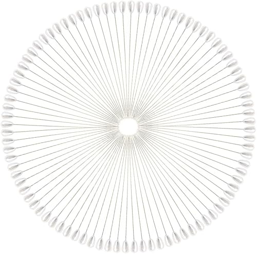 Miniatura 4 de Yosawa 150 alfileres de ramillete para ramo de boda, diseño de lágrima, perlas blancas, para ramo de boda, para tela, joyería, bricolaje, decoración