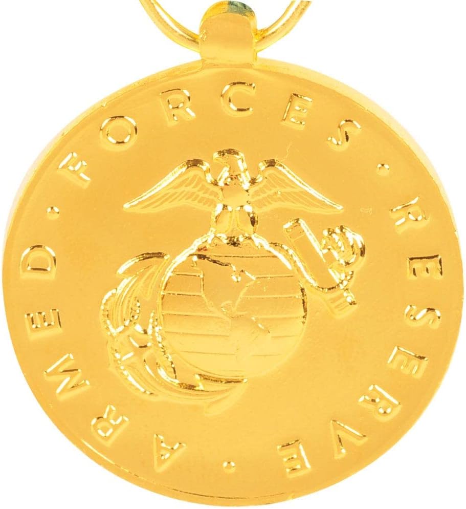 MEDALS OF AMERICA EST. 1976 Armed Forces Reserve Medal (Marine Corps) Gold Plated