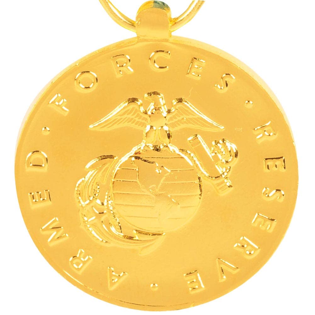 MEDALS OF AMERICA EST. 1976 Armed Forces Reserve Medaille (Marine Corps), vergoldet