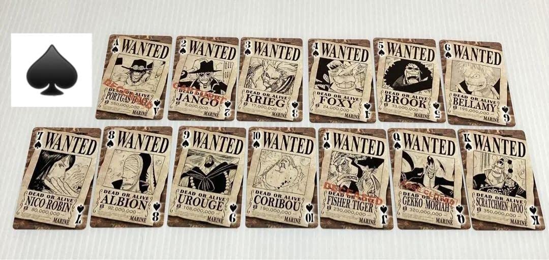 Amazon.co.jp: ONE PIECE トランプ手配書ver.2015 レア品 品 カード
