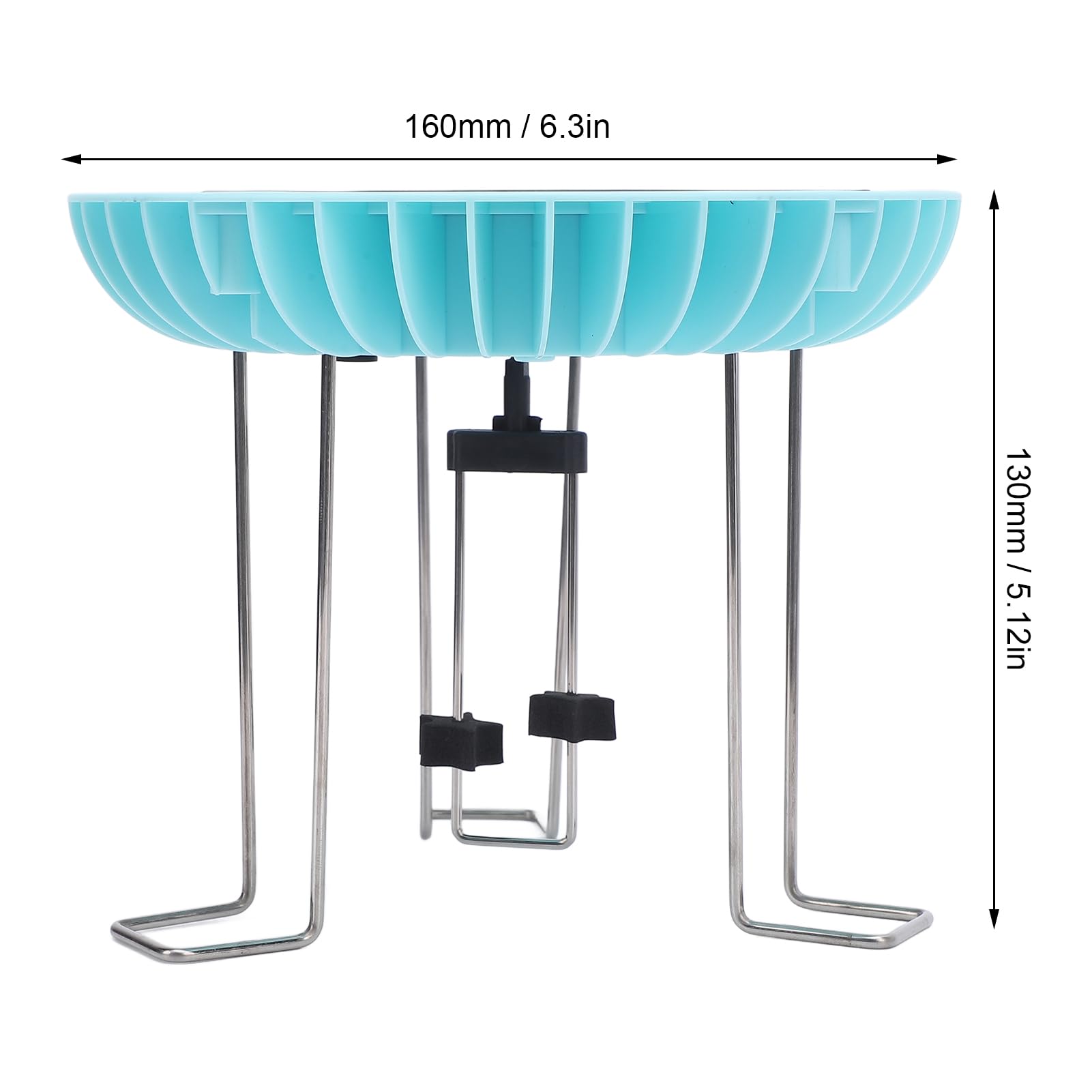 Water Wiggler for Bird Bath, 0.5w Solar Powered Bird Bath Water Agitator Mixer with Bracket for Garden Pond Decoration