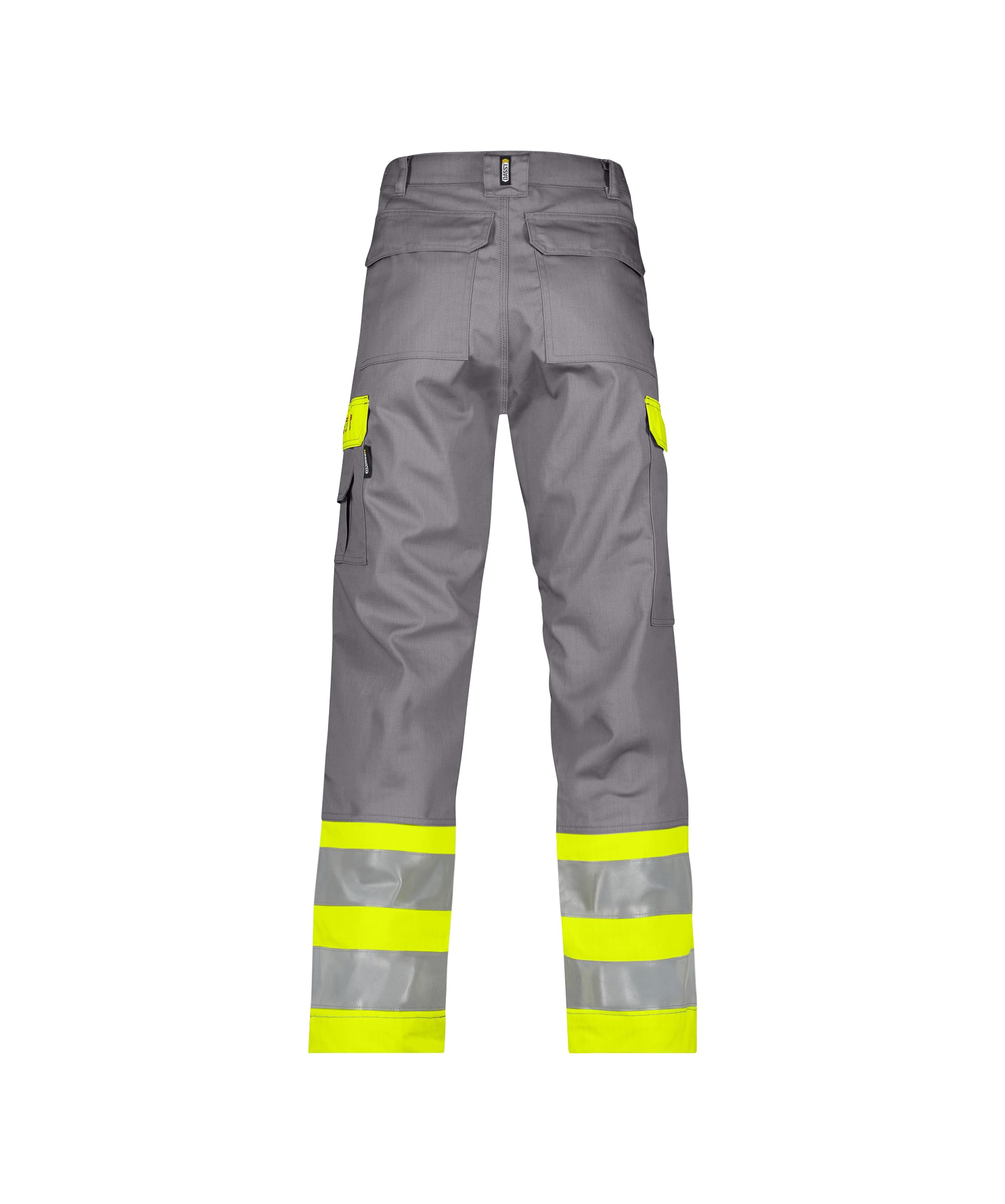 DASSY® Lenox Multinorm Warnschutzhose mit Kniepolstertaschen - Größe 58 - GRAPHITGRAU/NEONGELB