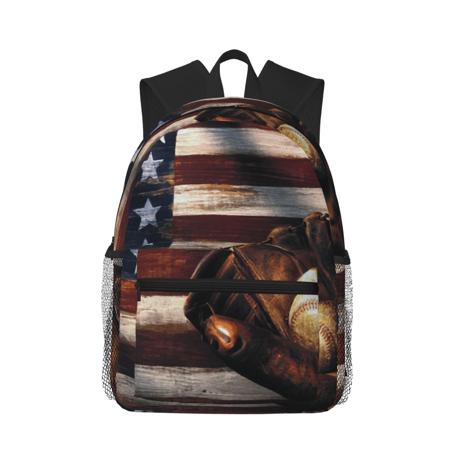 Sac à dos pour ordinateur décontracté avec motif drapeau américain - 8
