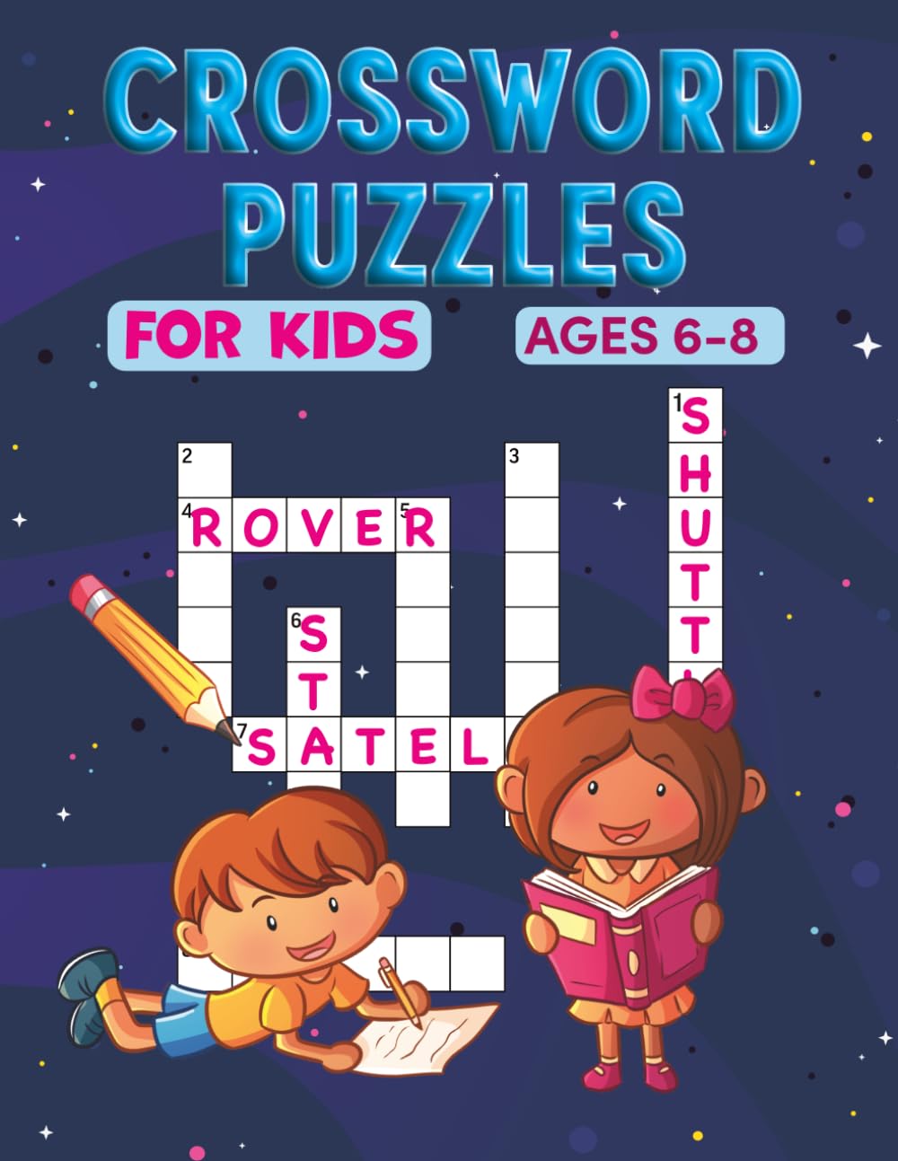 Crossword Puzzles for Kids Ages 6-8: 101 Challenging and Educational Themes for Curious Kids