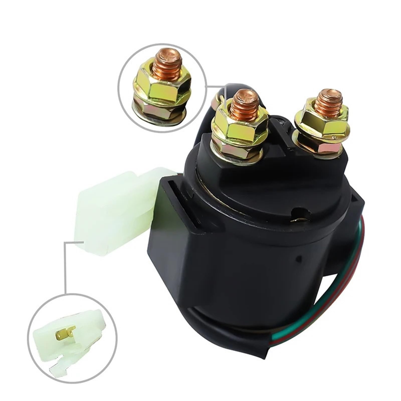 ‌Rozrusznik motocykla‌ Przekaźnik elektromagnetyczny rozrusznika motocyklowego pasujący do Honda VT1100 VT1100C Shadow CBX Gold Wing GL1000 GL1500 GL1800