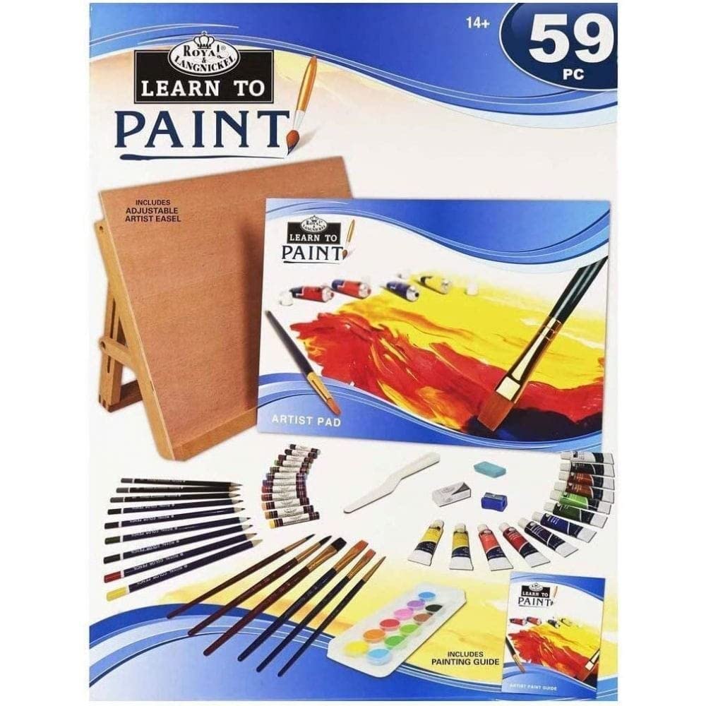 Royal & Langnickel 59Stück Malen lernen komplett Künstler Kit & Staffelei