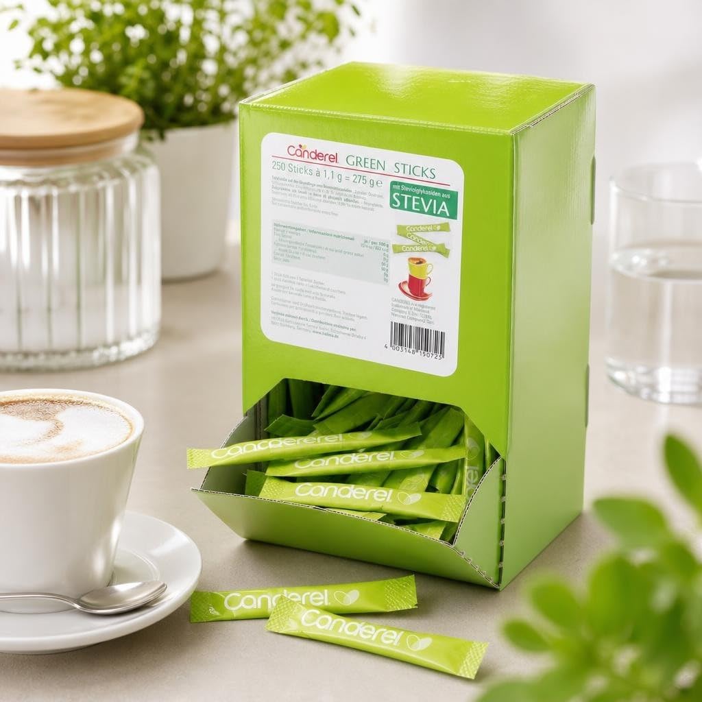 Canderel Green Stevia pałeczki - 250 sztuk