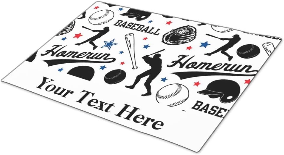 Sports Team Rubber Outdoor Mats Entry Mats Patio, Lawn