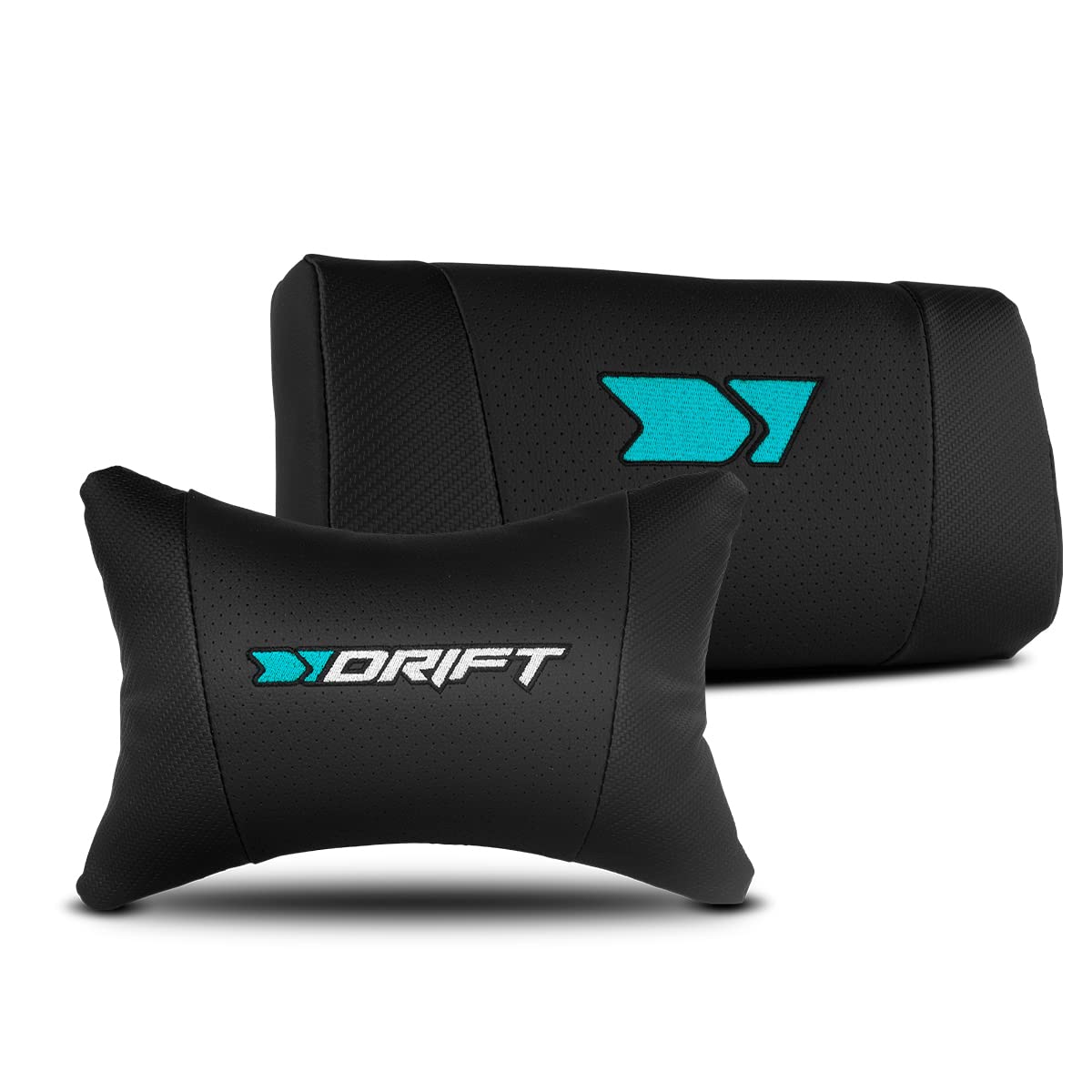DRIFT GAMING DR600 - Silla Gaming Profesional, Polipiel, reposabrazos 4D, pistón Clase 4, Mecanismo Frog, inclinación, Giro, Bloqueo, cojín Lumbar y Cervical, Color Negro/Azul