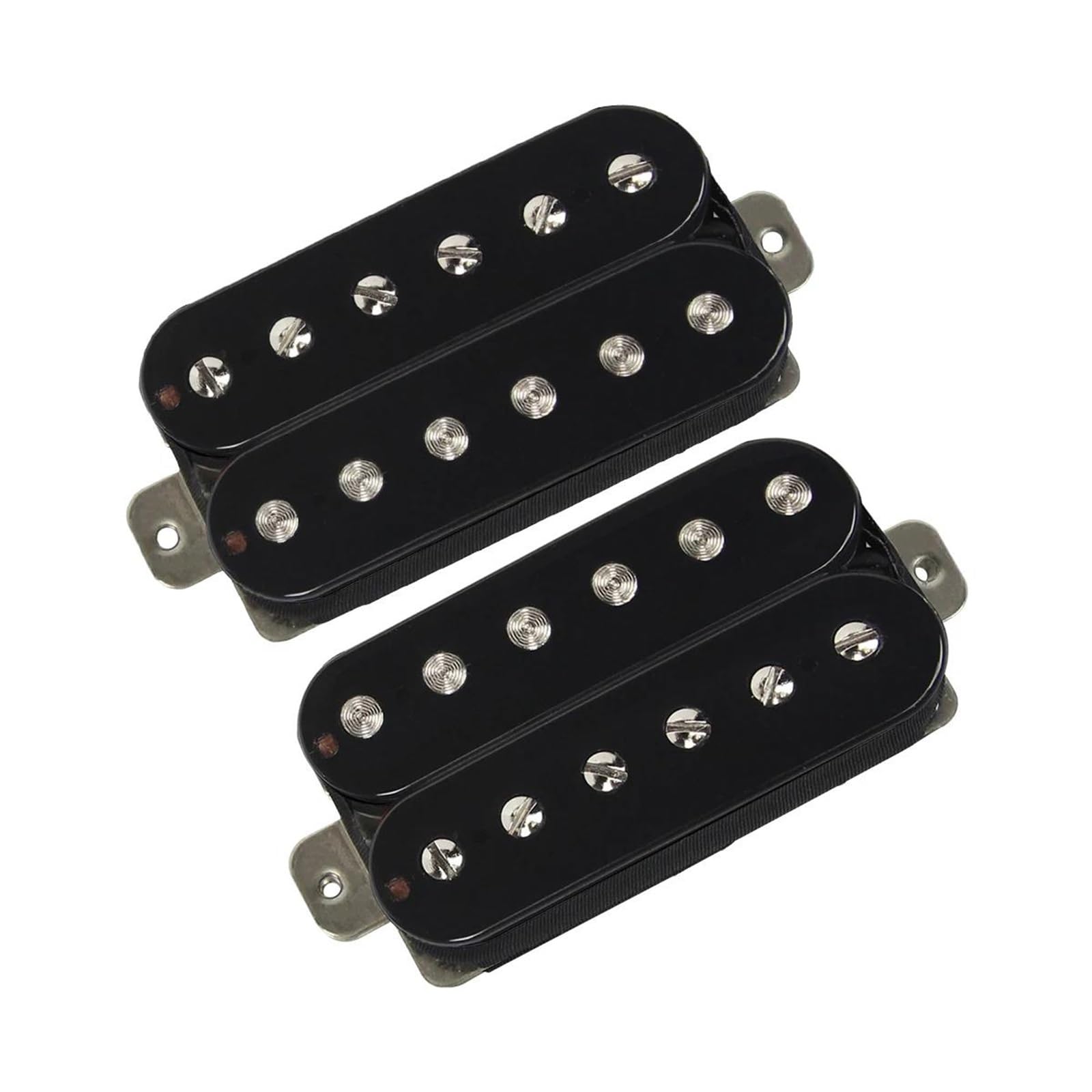 Repuestos Para Pastillas De Guitarra Pastillas De Guitarra Duraderas De Calidad Profesional. | 2 uds Alnico 5 pastilla de guitarra Humbucker Pickup doble bobina negro para guitarra eléctrica