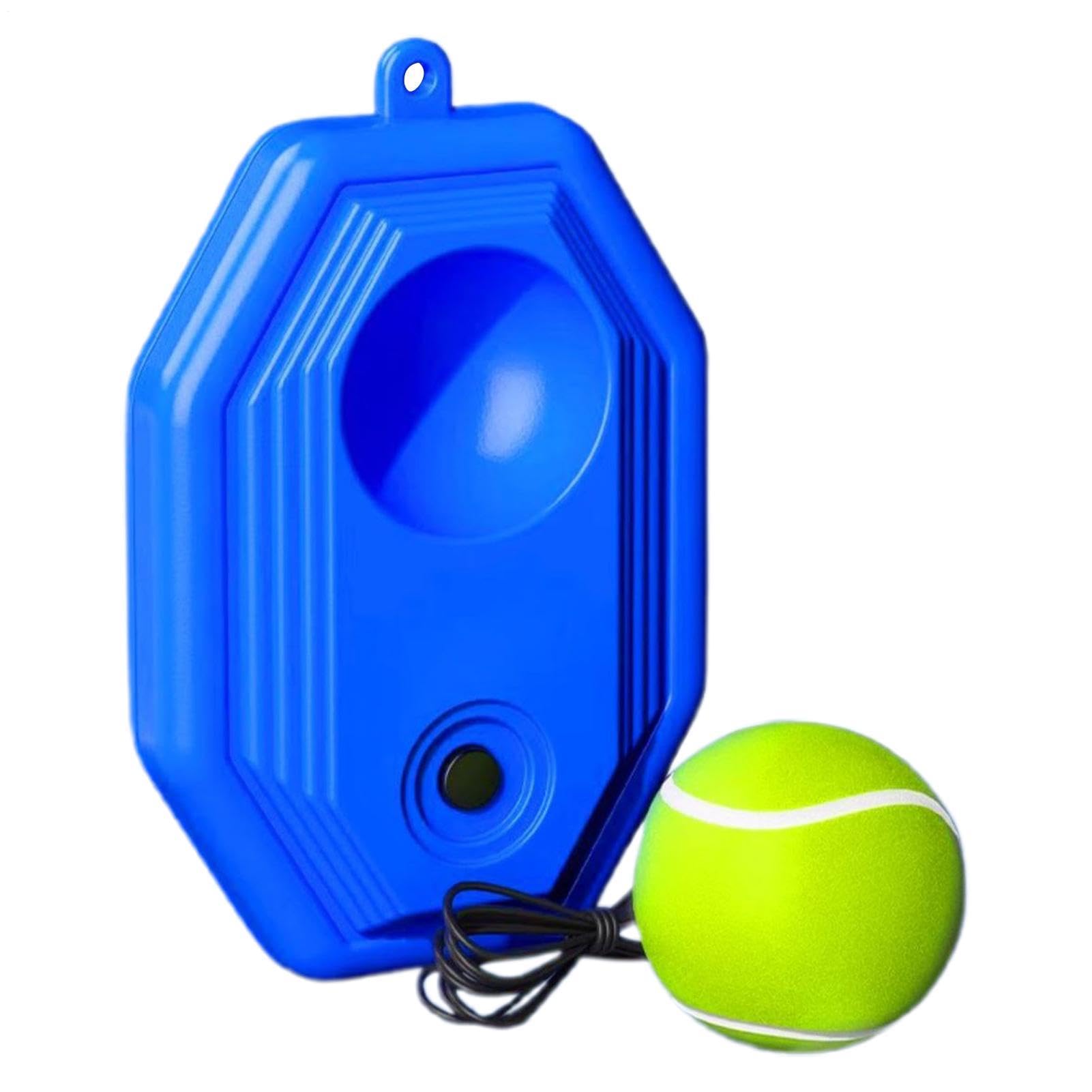 Sistema de entrenamiento de tenis, juego completo de entrenamiento individual | Entrenador de rebote de tenis de interior y exterior | para patio, garaje, sótano, parque infantil, parque y entusiastas