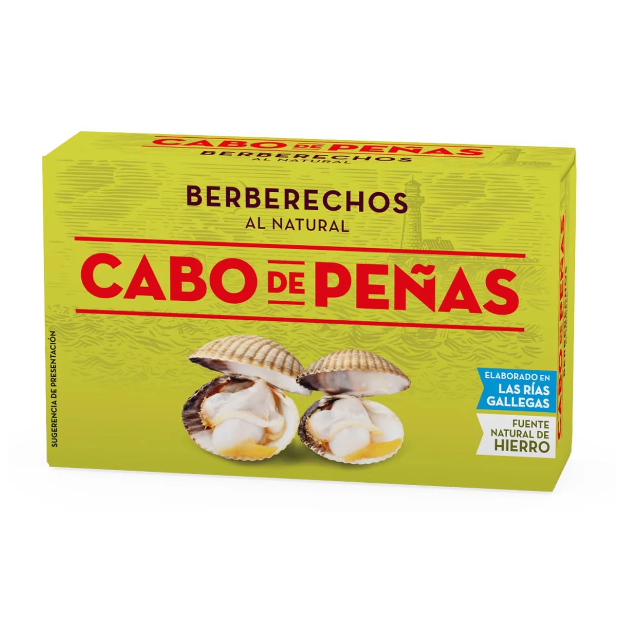 CABO DE PEÑAS Herzmuscheln natur, Dose 63 g. 9er Pack