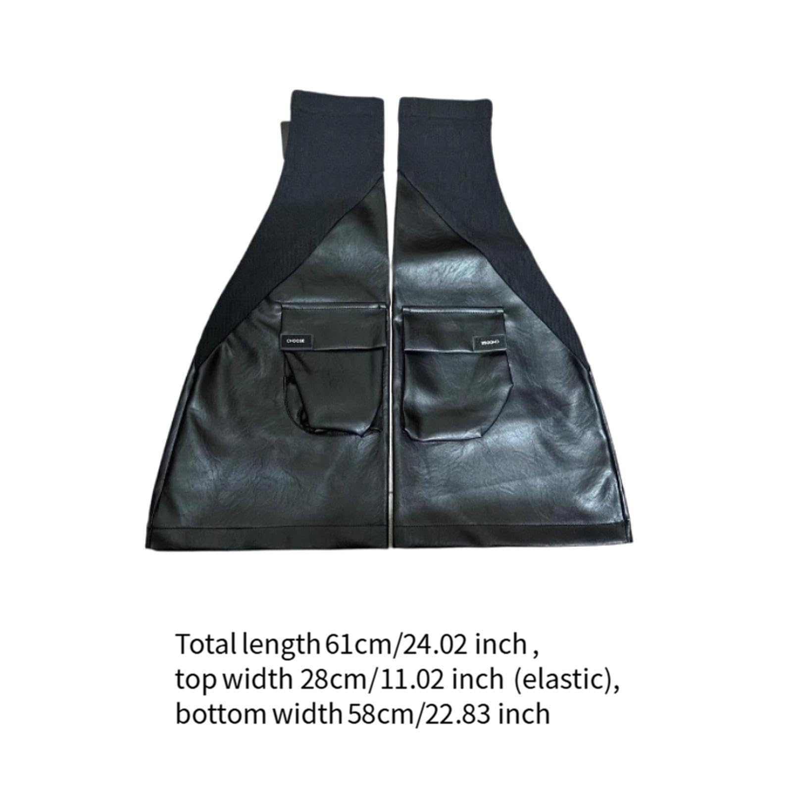 Harilla Calentadores de piernas Streetwear vestido elegante moda pierna medias pierna manga