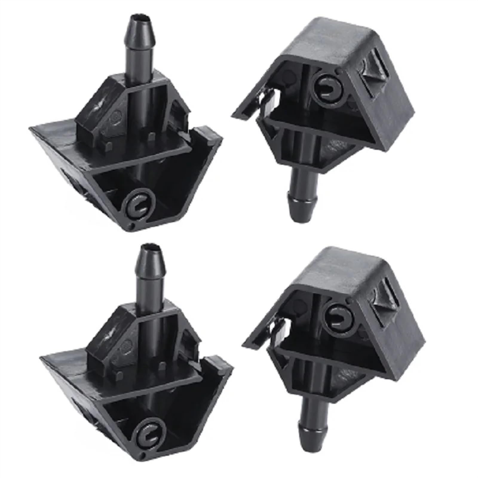 Tergicristallo Ugelli Compatibile con Nissan per Qashqai 2007 2008 2009 2010 2011 2012 2013 4 Pezzi Ugelli per Parabrezza Auto 28932JD000
