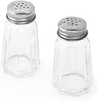 Vista 2 de Fox Run Salt and Pepper Shaker Set, 1.5 x 4.5 x 5.75 inches, Clear