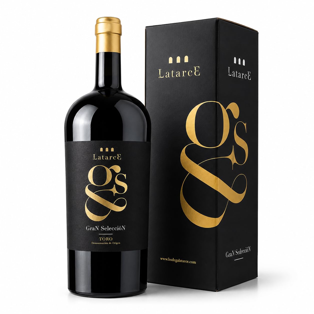 Latarce Gran Selección 2018 | Vino Tinto D.O. Toro 100% Tinta de Toro | Magnum 1,5L Estuche Numerado | Viñedos 70 Años 18 Meses Roble Francés | Edición Limitada 856 Botellas